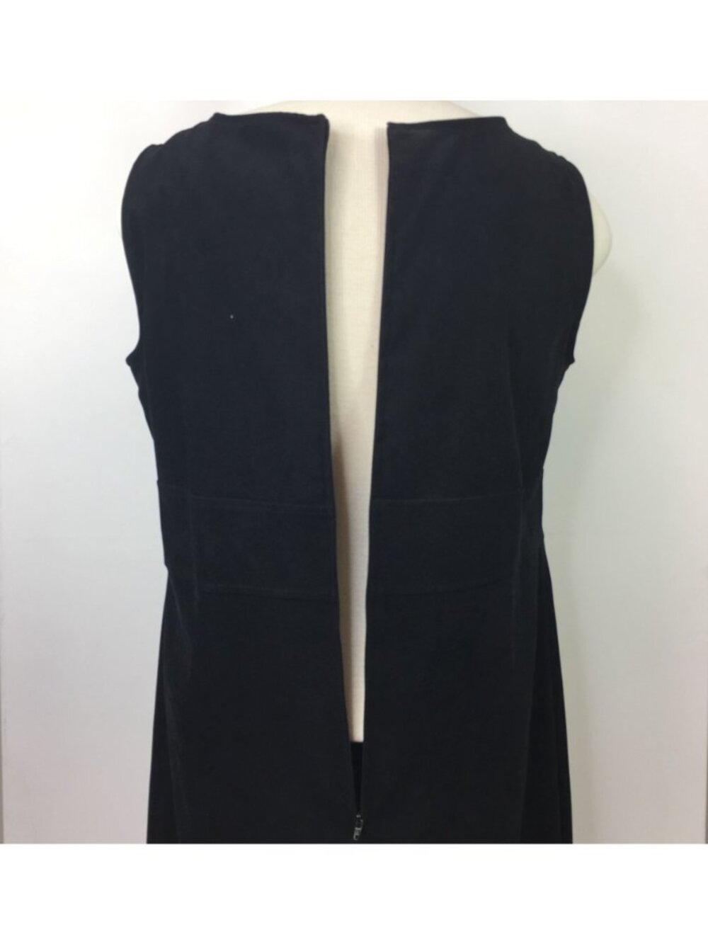 Vintage Lady Dorby Women 2 Pc Set Black Dress Green Jacket Stamped Leaf Size 16W - Picture 14 of 16